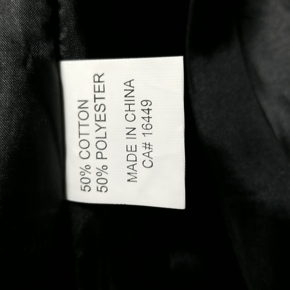 Amanda Women's Jacket All Over Pattern Single Button Size S/M Padded Shoulders - Picture 6 of 7